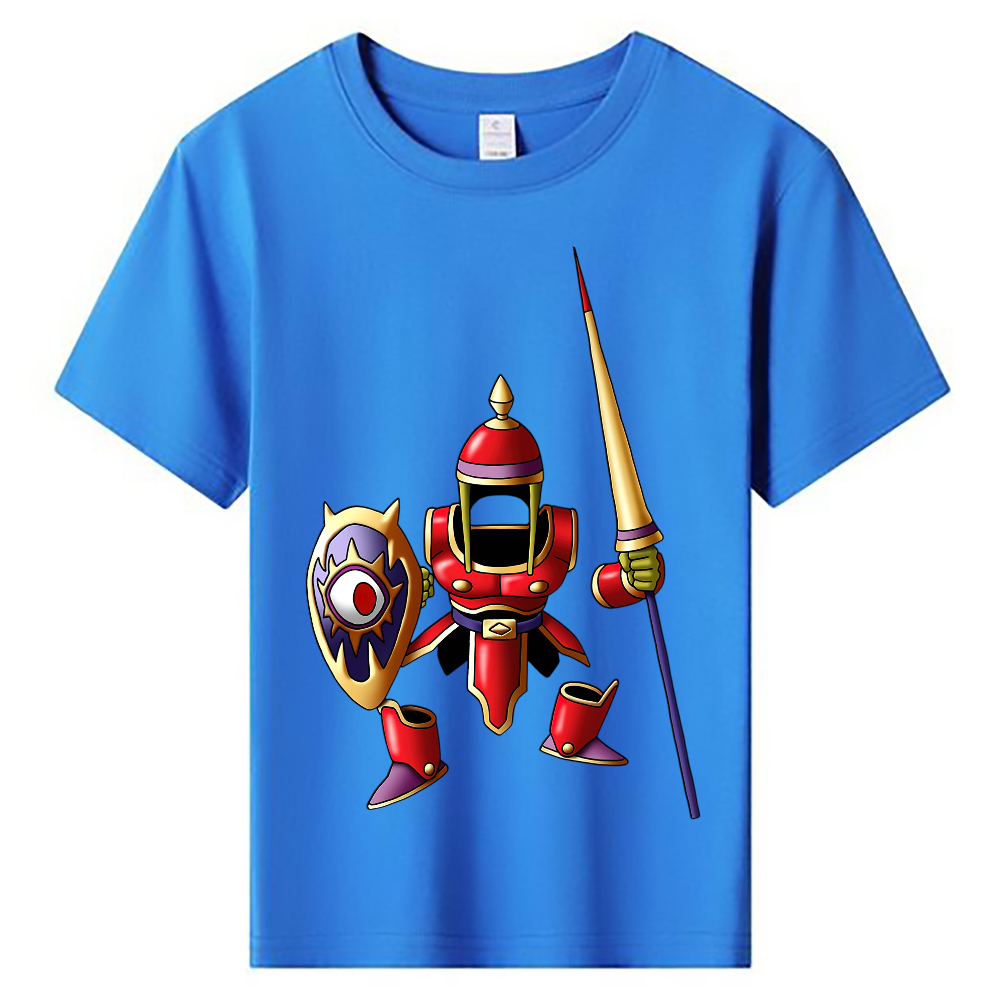 （画像用） ドラゴンクエスト Doragon Kuesuto Dragon Quest 綿100％キッズTシャツ（フロントプリント）